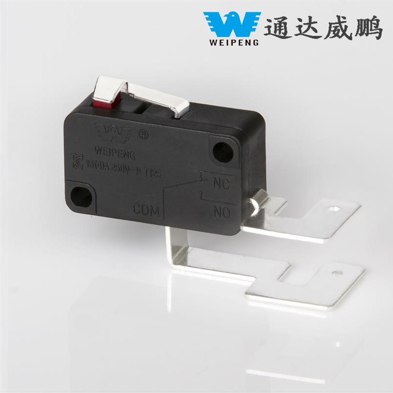 Microinterruptor de alta corriente con pasador de hierro/pasador de cobre 16A/21A