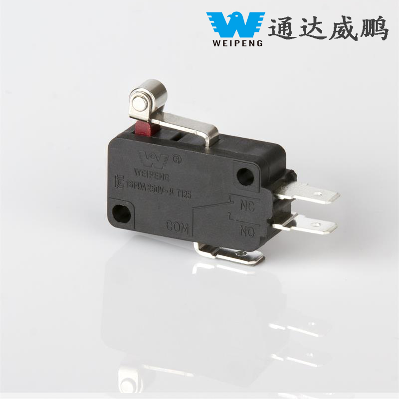 Microinterruptor de repuesto Honeywell V7-7B17D8-201 de contacto plateado de reinicio automático de 16 A y 3 pines