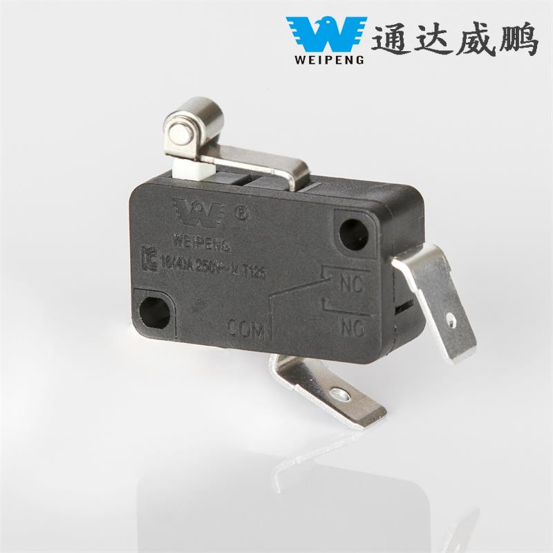 Interruptor de pistola de soldadura con rodillo de rueda corta, microinterruptor 16A