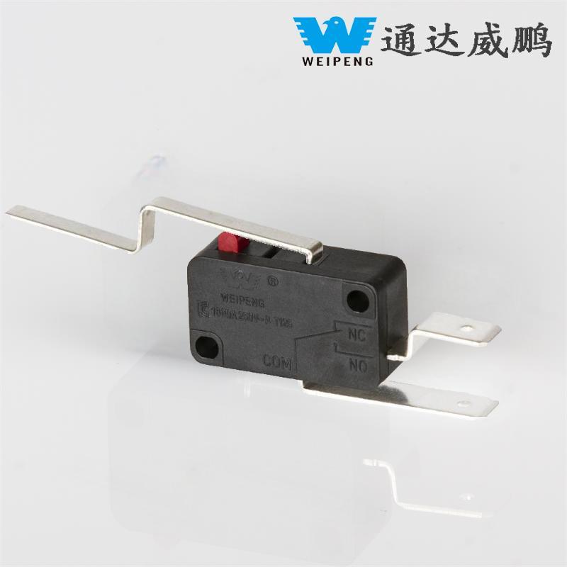 Microinterruptor resistente a altas temperaturas y alta potencia para electrodomésticos de 2 pines y 16A