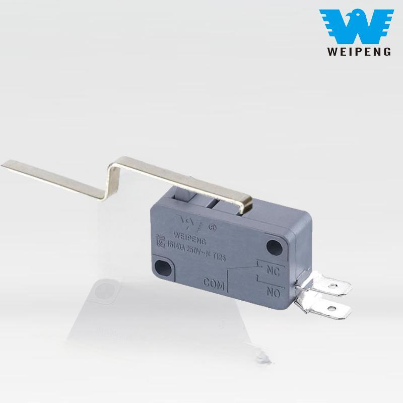 Microinterruptor para electrodomésticos de 2 pines y 16 A