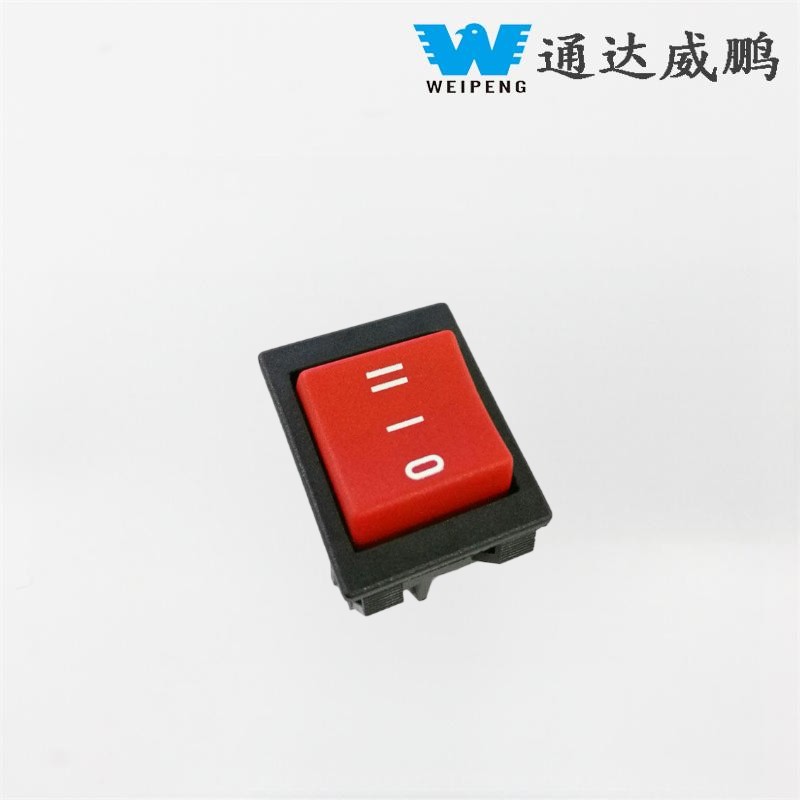 Interruptor de alta corriente de 16 A, doble reinicio, 6 pines, 3 posiciones