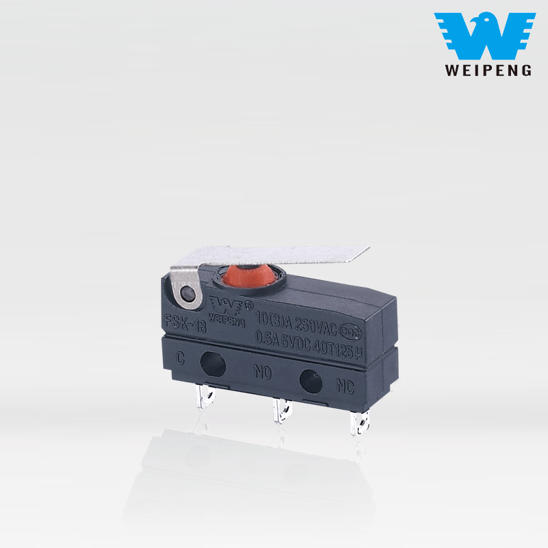 Microinterruptor impermeable DC2C A1LB con palanca