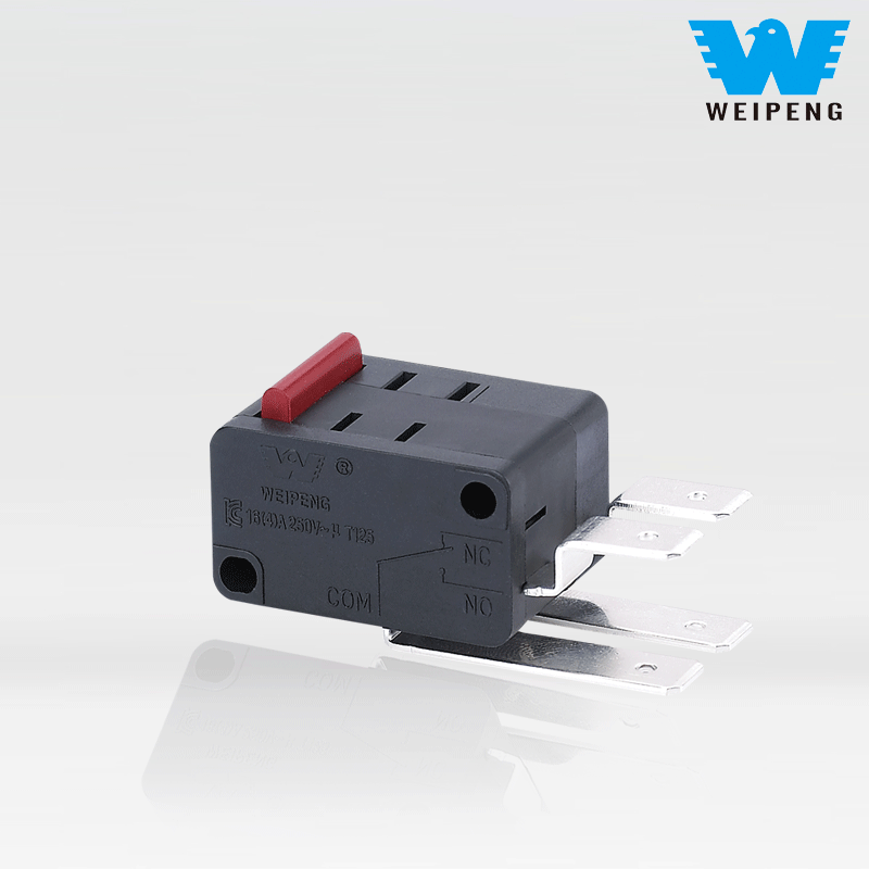 Interruptor de máquina de limpieza con reinicio de carrera integrado de doble enlace