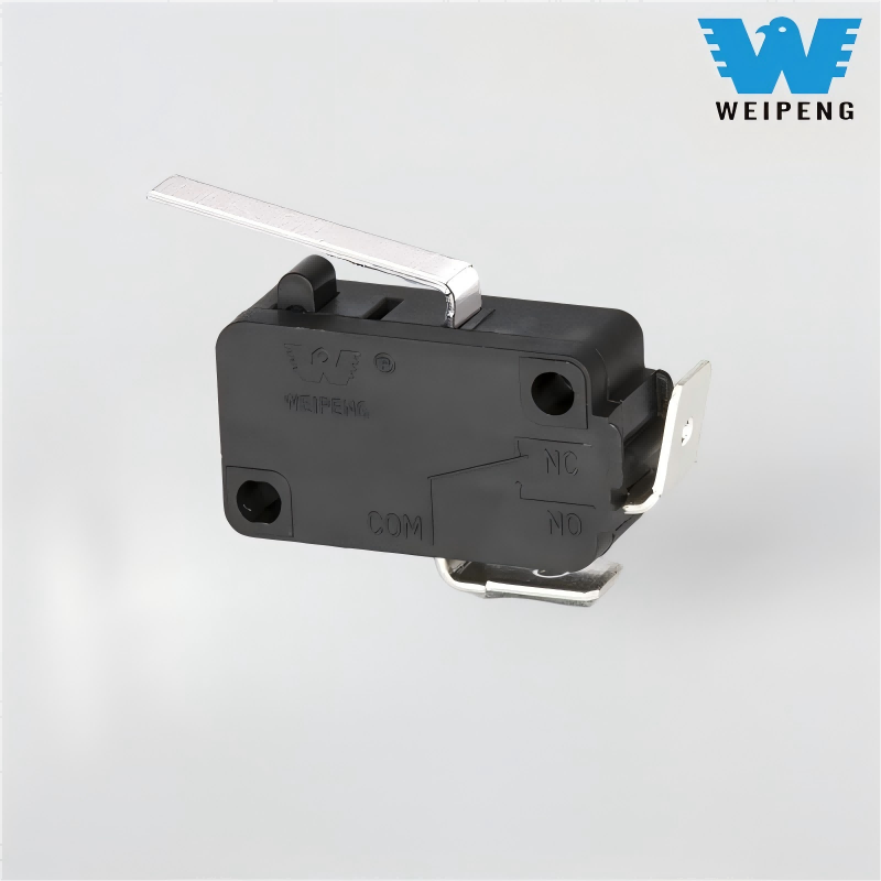 Microinterruptor grande de alta sensibilidad con palanca