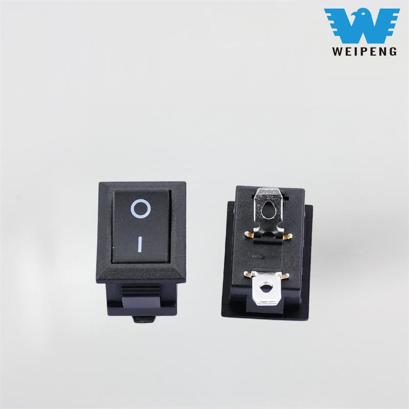 Kcd115*21mm Interruptor basculante inclinado de dos posiciones con patas dobladas