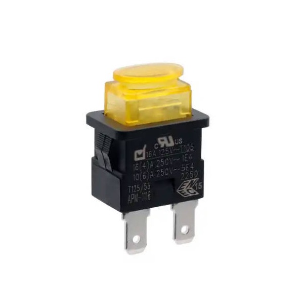 Interruptor de botón LED con tapa de goma