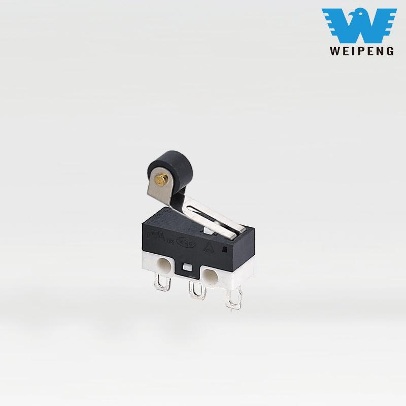 Interruptor de clic de ratón con microtrípode con clavijas rectas y dobladas