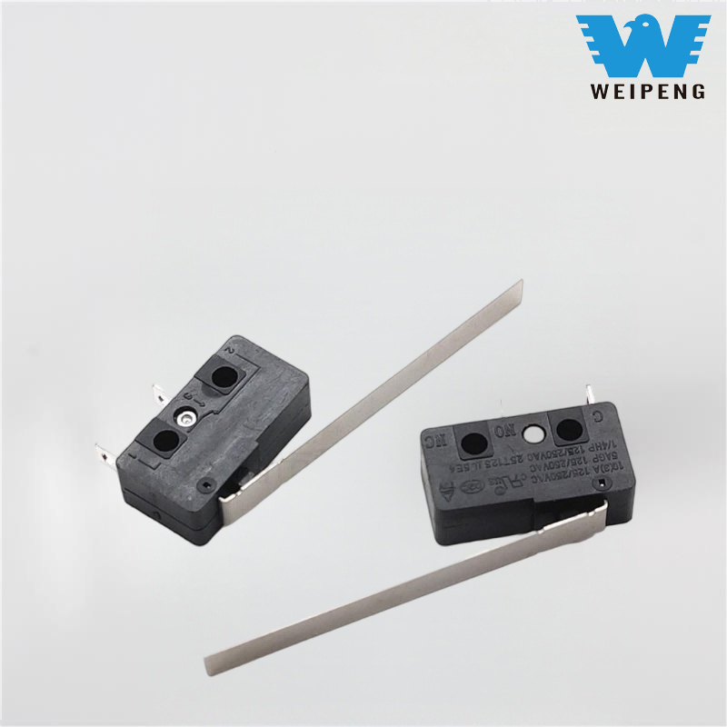 Interruptor de límite de recorrido con palanca/mango/rodillo de cobre doblados