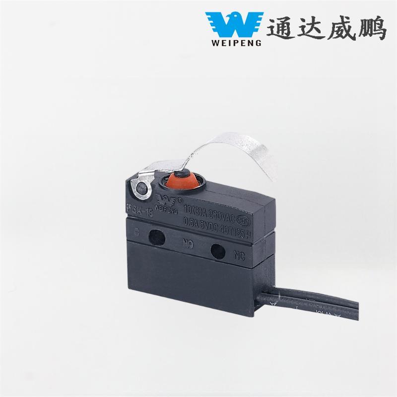 Microinterruptor de asiento automotriz Weipeng 10A con salida lateral IP67
