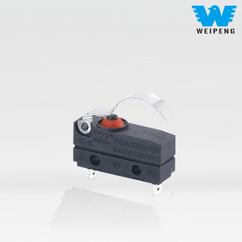 Fabricante de microinterruptor para asiento de automóvil IP67 de salida lateral Weipeng 10A