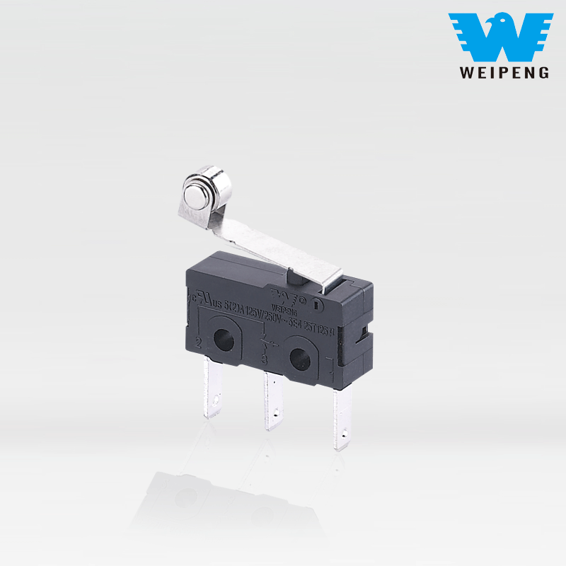 Weipeng 5A 125V 250V Microinterruptor de equipo industrial de 3 pines resistente a altas temperaturas