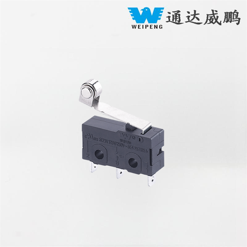 Weipeng - Microinterruptor de reinicio con mango de rodillo de 3 patas para viaje, calentador de agua con batería