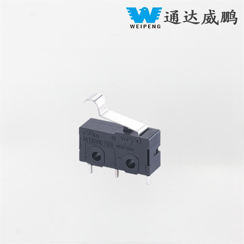 Fabricante Weipeng, venta al por mayor, microinterruptor para aparato aspirador de 3 pines 5A